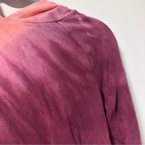 💙 Old Navy French Terry Pullover Hoodie Pink Tie Dye Girl’s Size XL Spring Boho - Picture 7 of 14